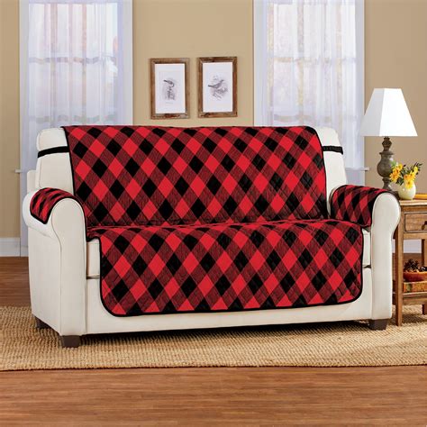 buffalo plaid couch cover|buffalo check couch cover.